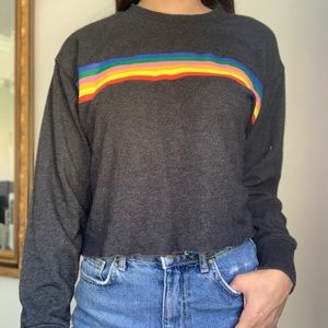 Long sleeve cropped shirt